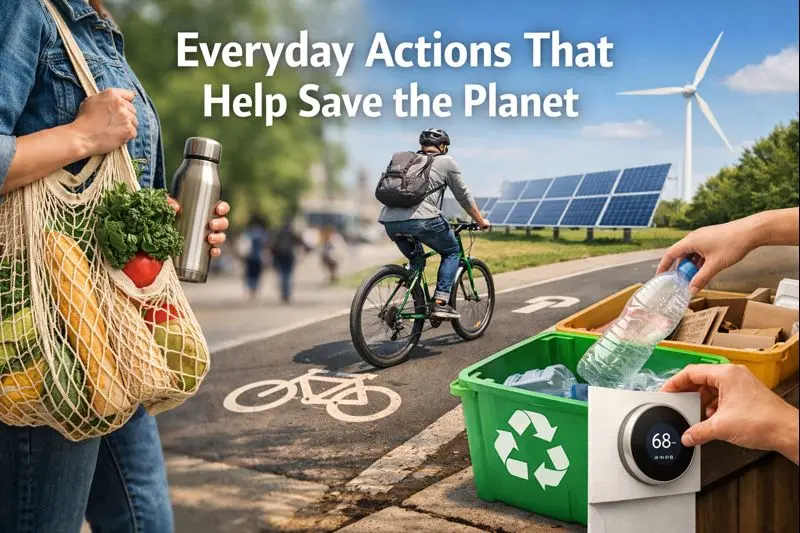 Everyday Actions That Help Save the Planet from Pollution